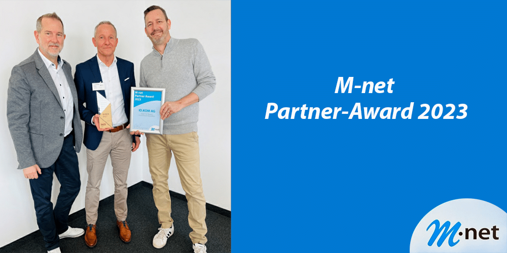 ID.KOM gewinnt erneut M-net Partner-Award!